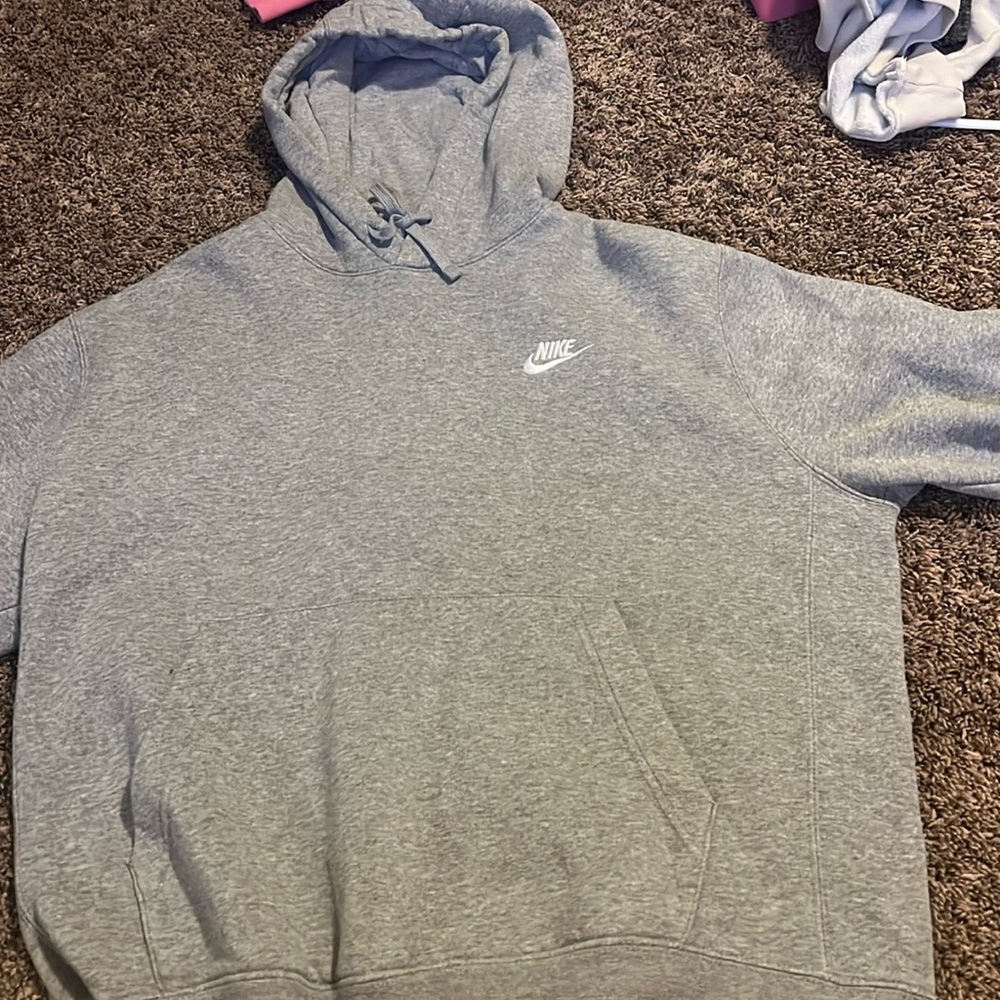 grey nike hoodie